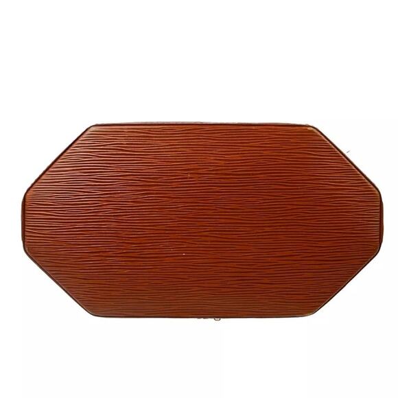 AUTHENTIC LOUIS VUITTON BROWN EPI SAC DEPAULE PM SHOULDER BAG VI0973 - Picture 4 of 9